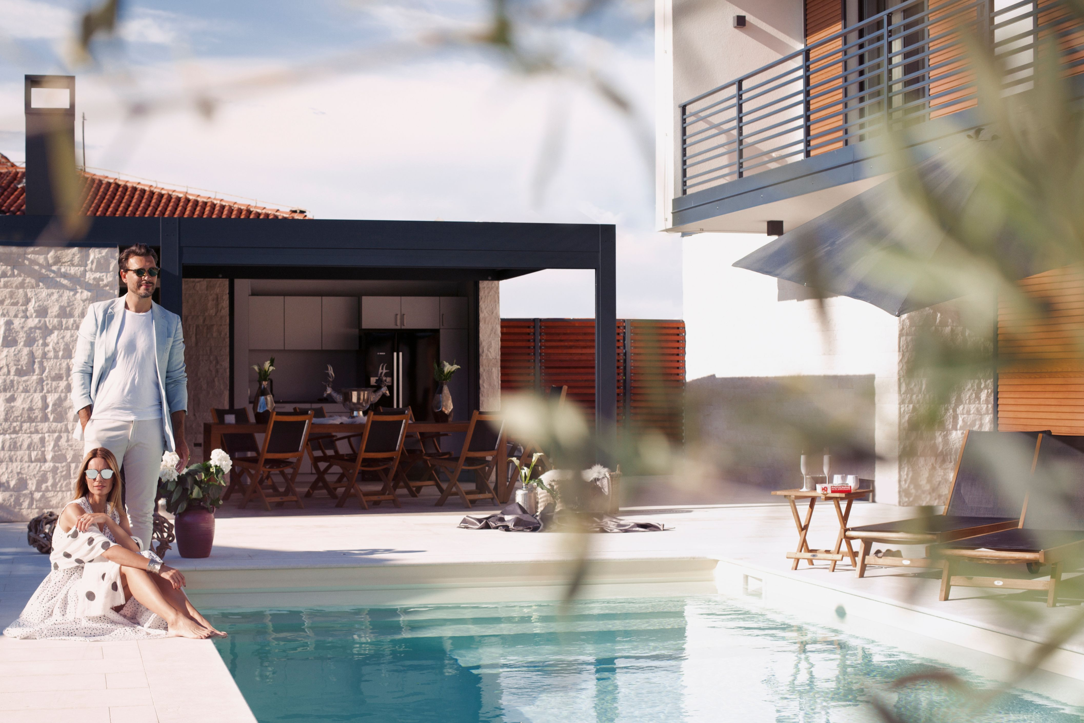 Projekt SL Portorož - Bioklimatska pergola Misteral - Terasa, Brisole, zip rolo