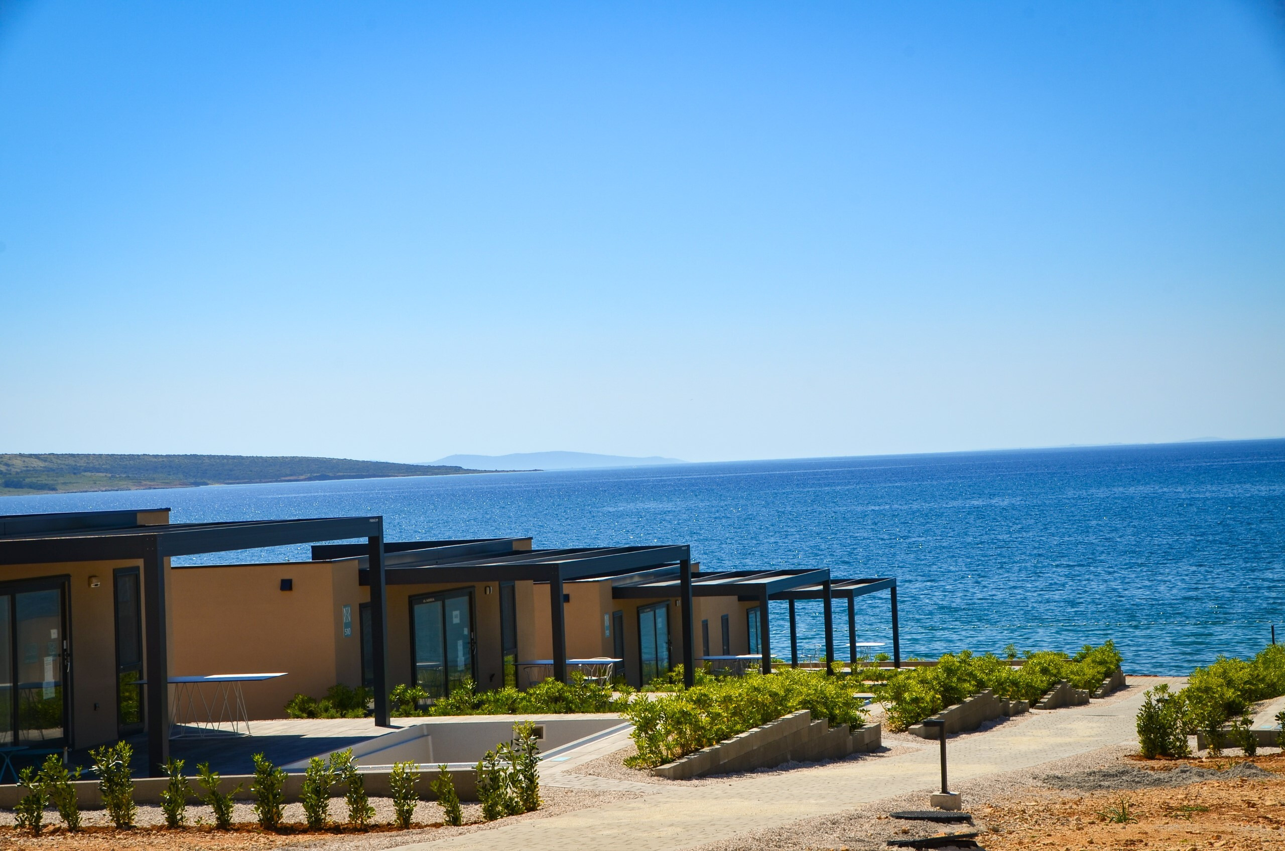 Projekt lamelna pergola Aminess Avalona