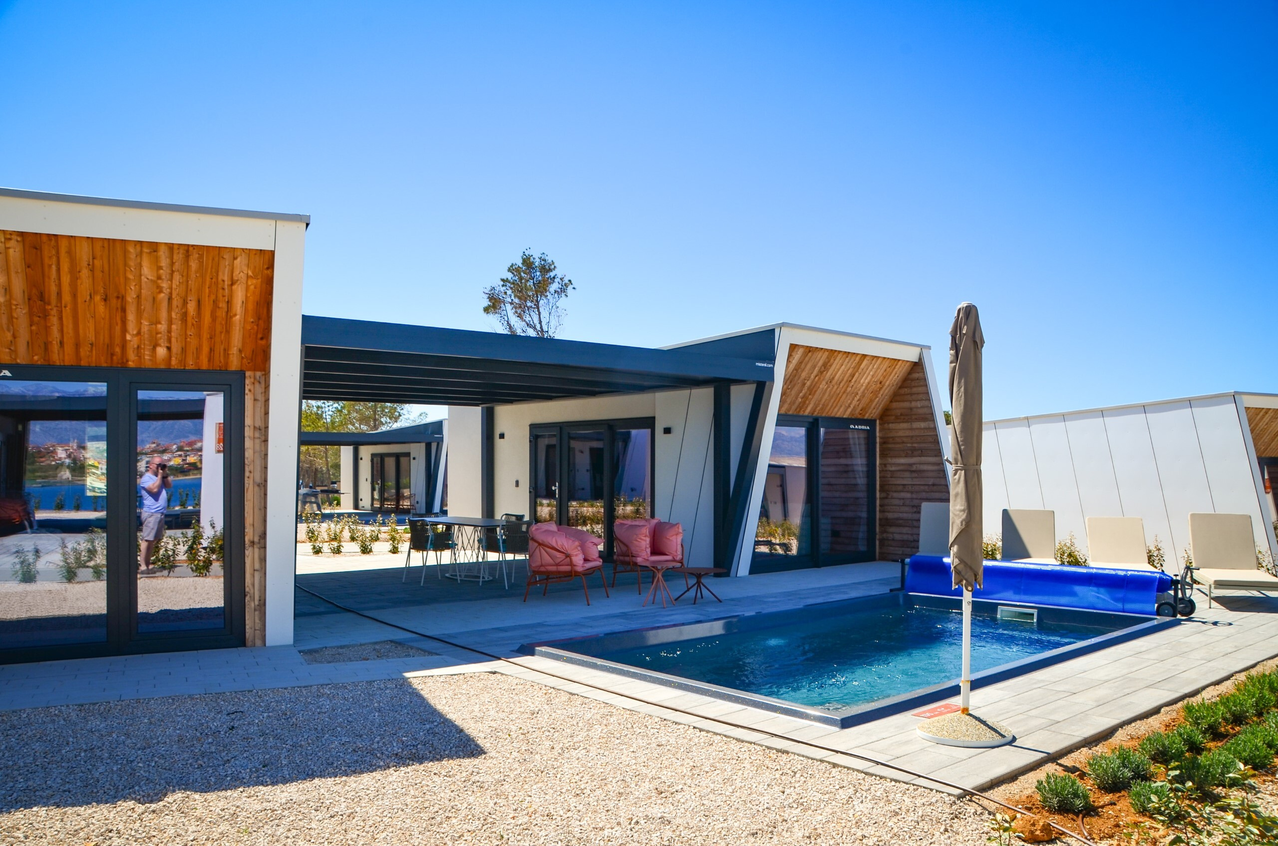 Projekt lamelna pergola Aminess Avalona