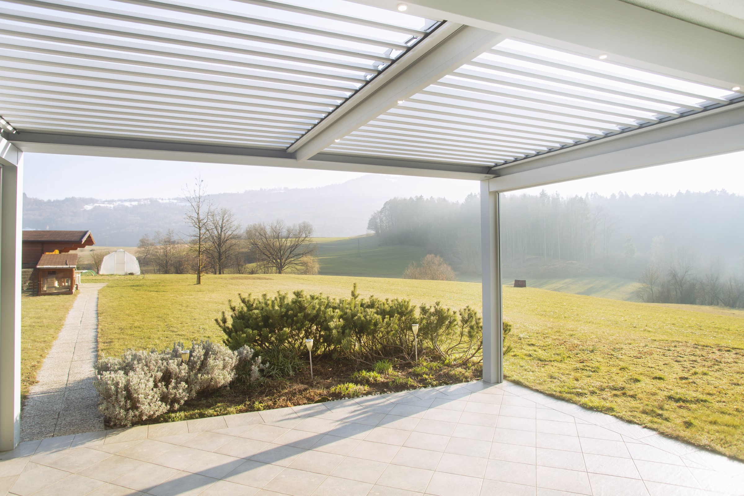 Projekt lamelna pergola BB Moravče