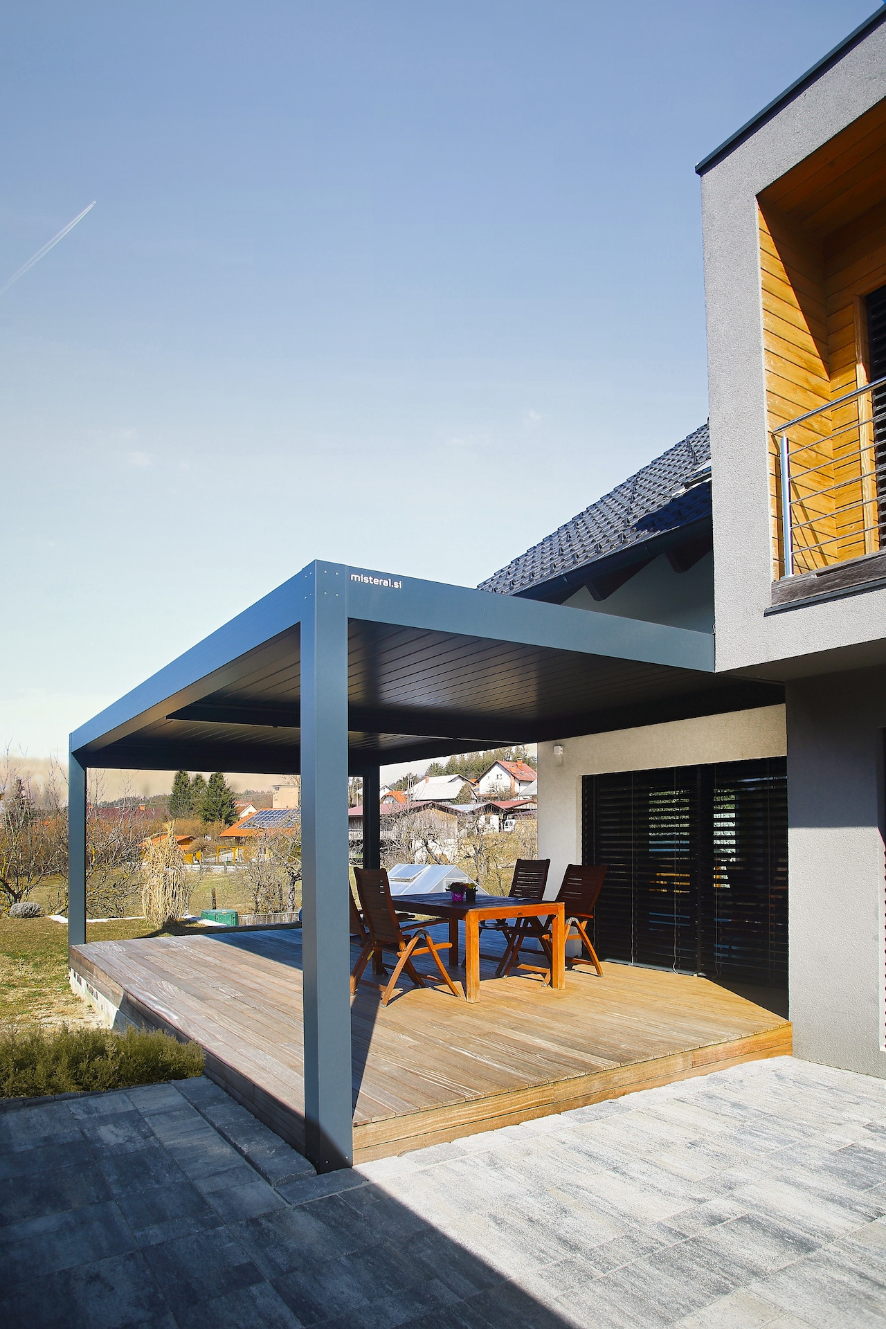 Projekt lamelna pergola KZ Postojna