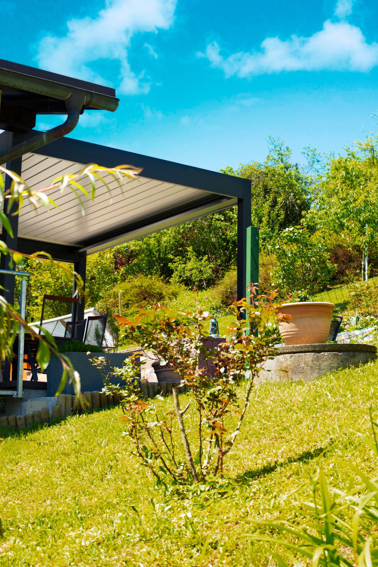 Projekt MG - Hrastnik - Bioklimatska pergola Misteral - Terasa, Brisole, zip rolo