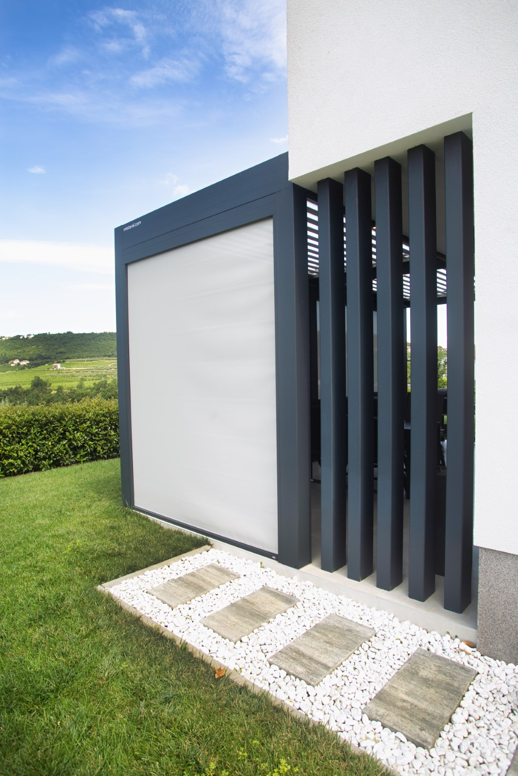 Projekt lamelna pergola MM Vipava