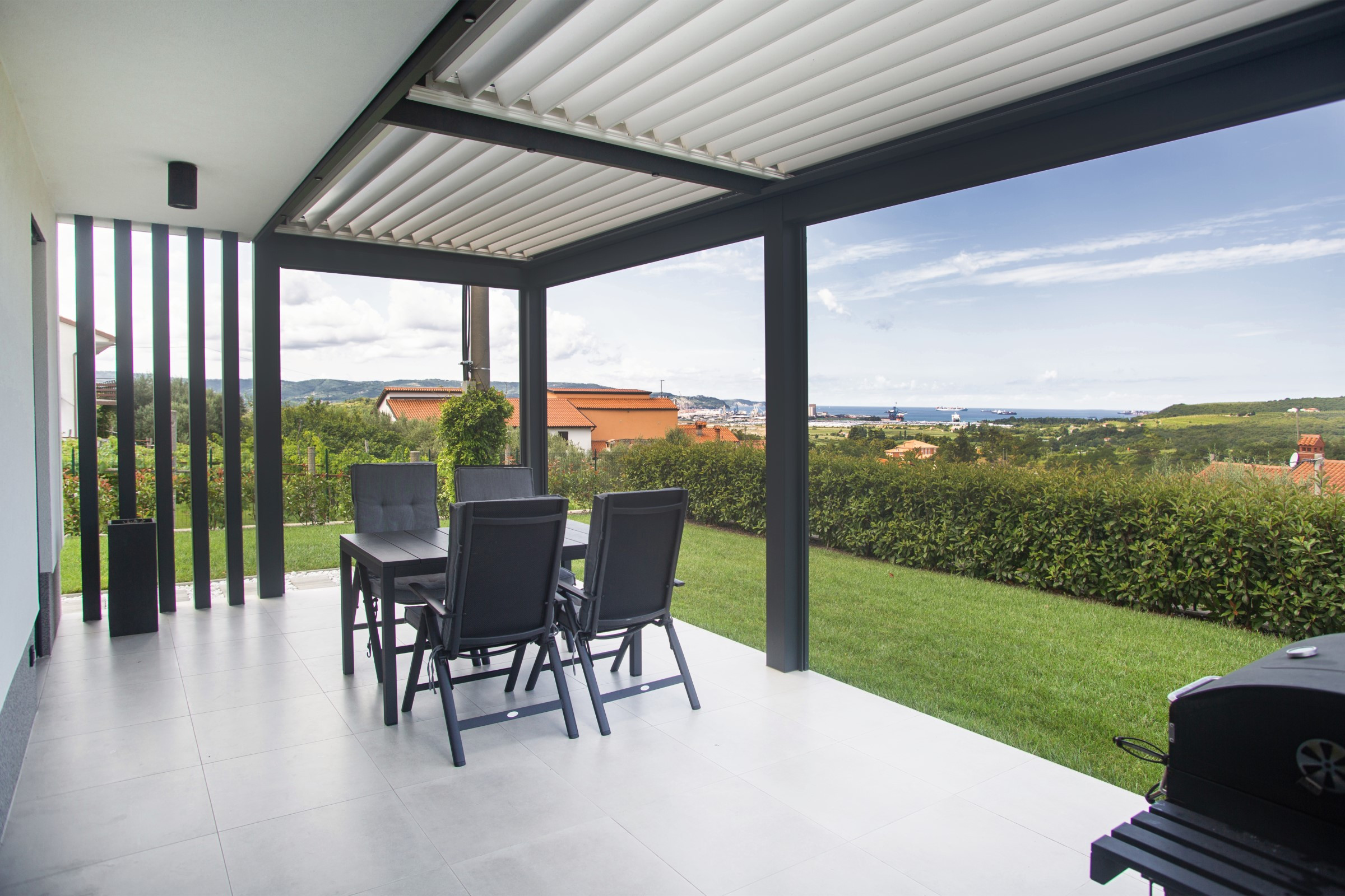 Projekt lamelna pergola MM Vipava