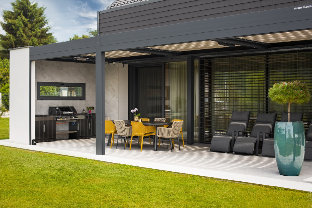 Projekt lamelna pergola MS Krško