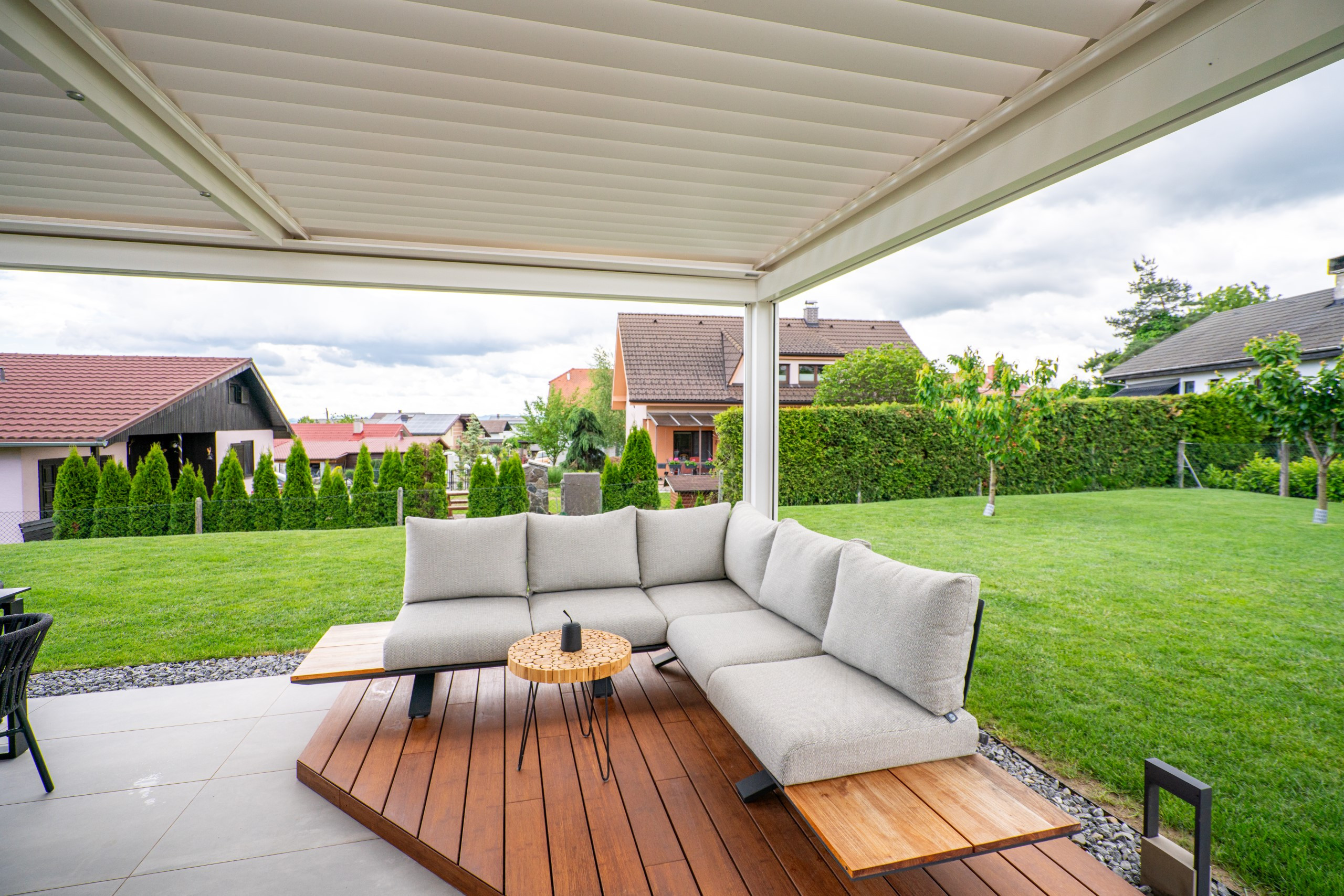 Projekt lamelna pergola PB Polskava