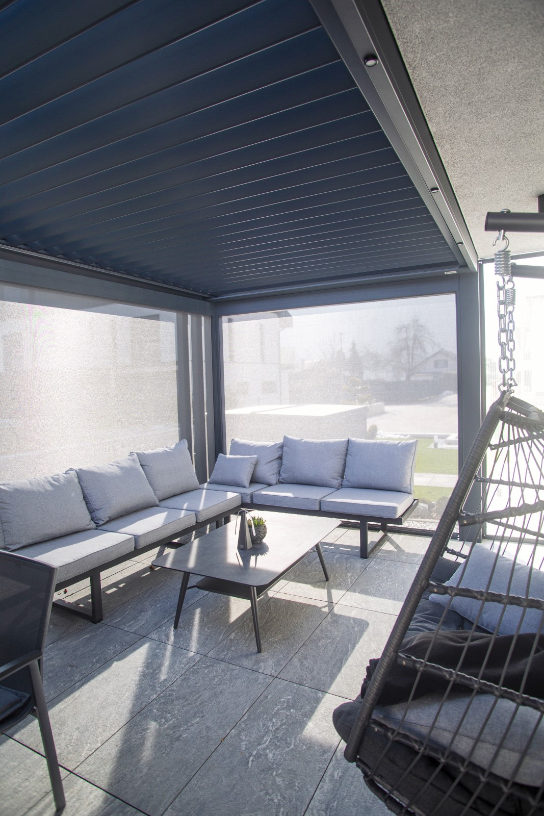 Projekt lamelna pergola RR Kranj