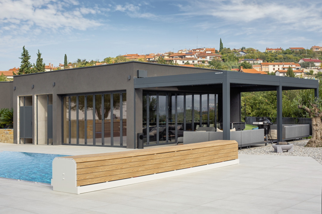 Projekt lamelna pergola SV Ankaran