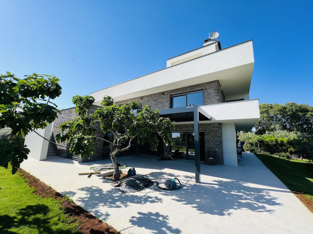 Projekt lamelna pergola MO Fažana