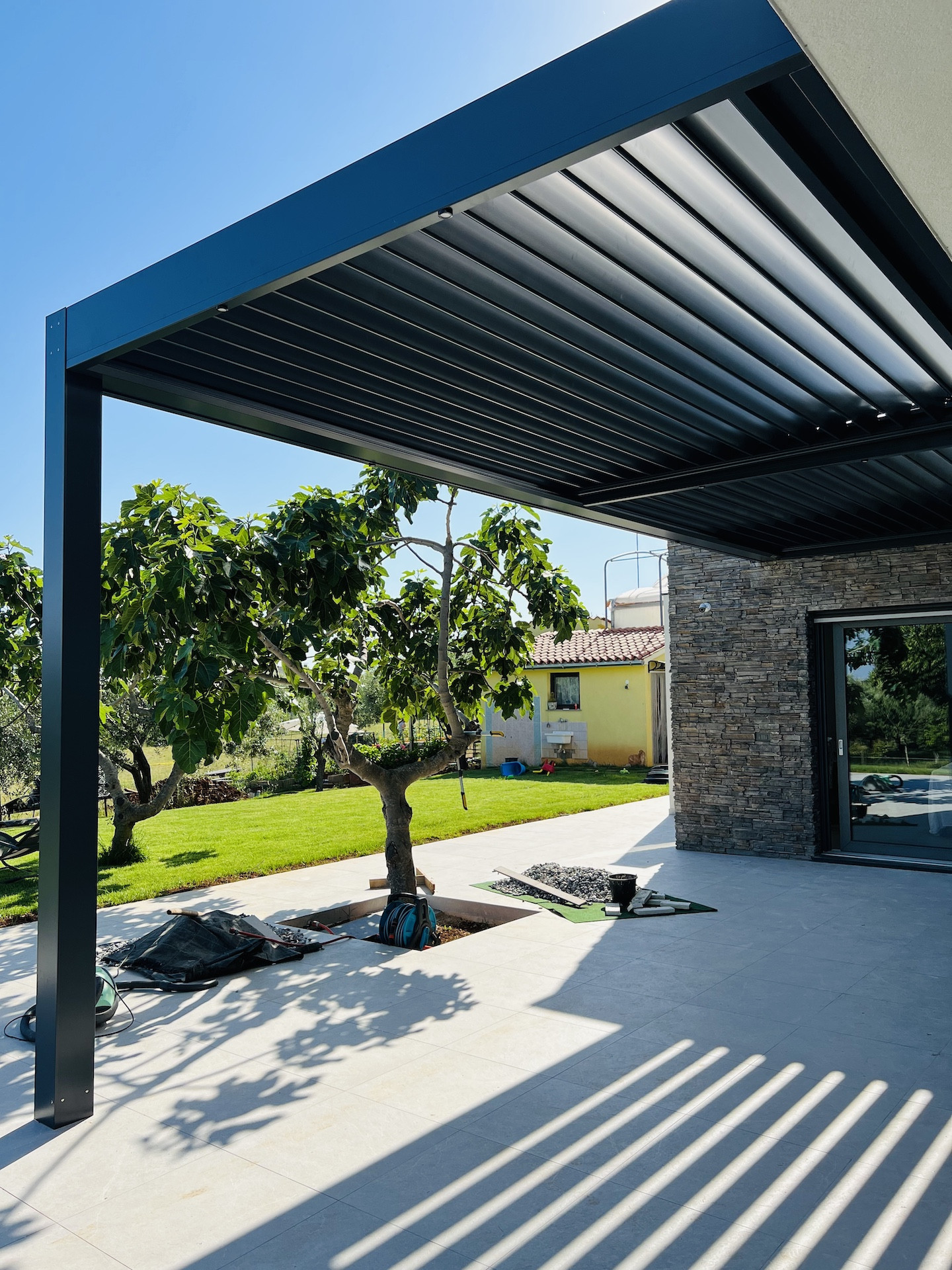 Projekt lamelna pergola MO Fažana