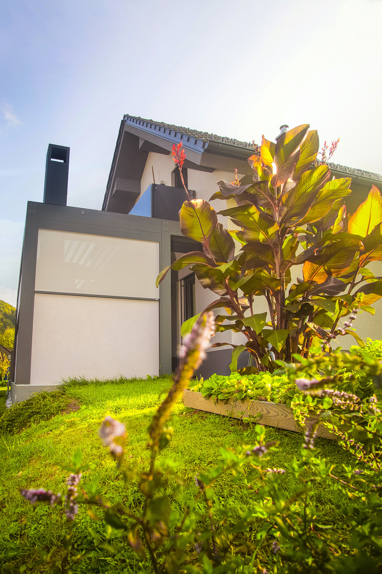 Project DB Mozirje - Bioclimatic pergola Misteral - Terrace, brisole, zip roller blinds