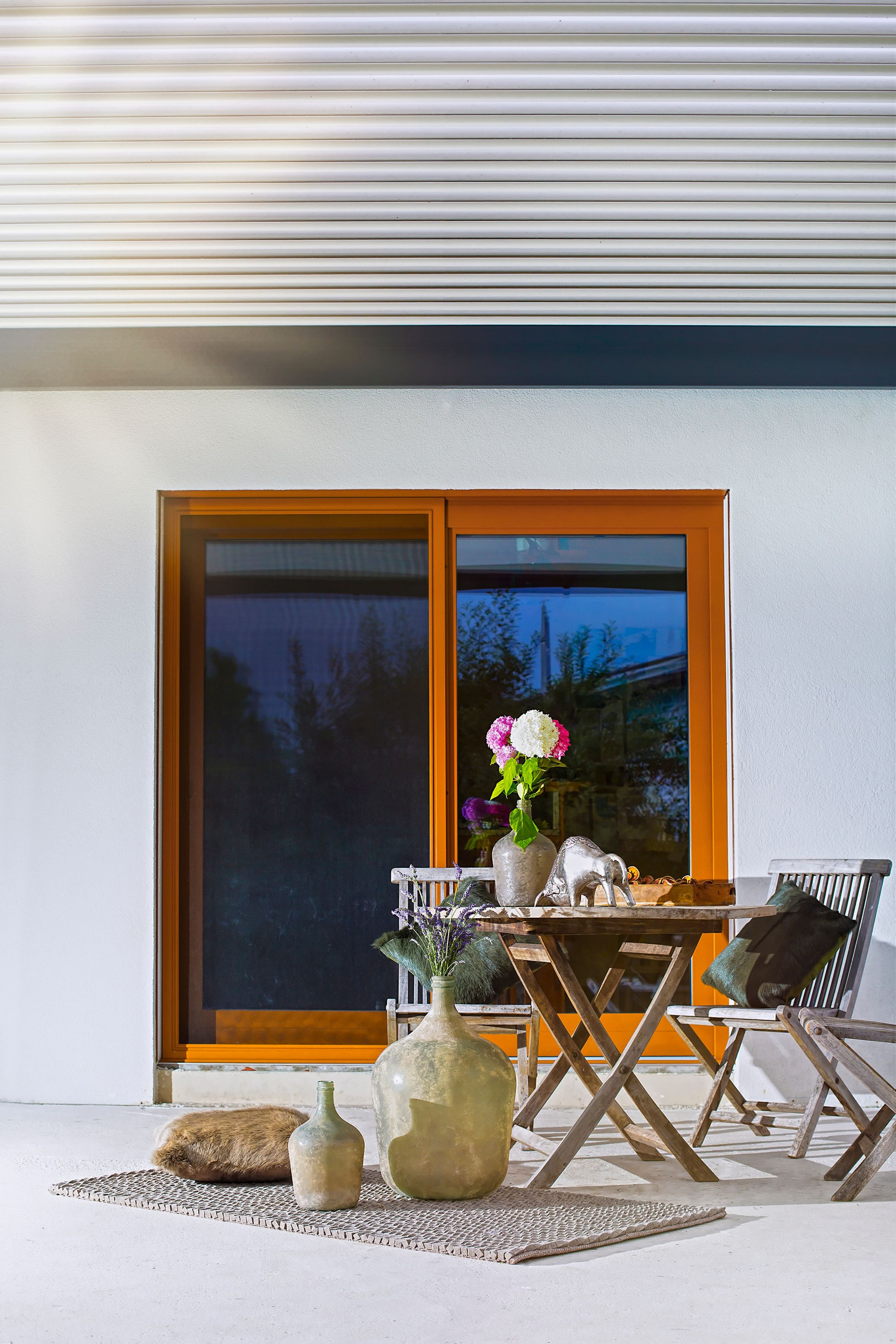 Project JG Ljubljana - Bioclimatic pergola Misteral - Terrace, brisole, zip roller blinds