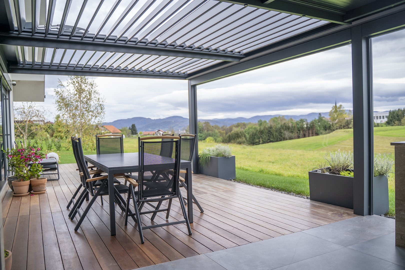 Project lamella pergola IK Artiče