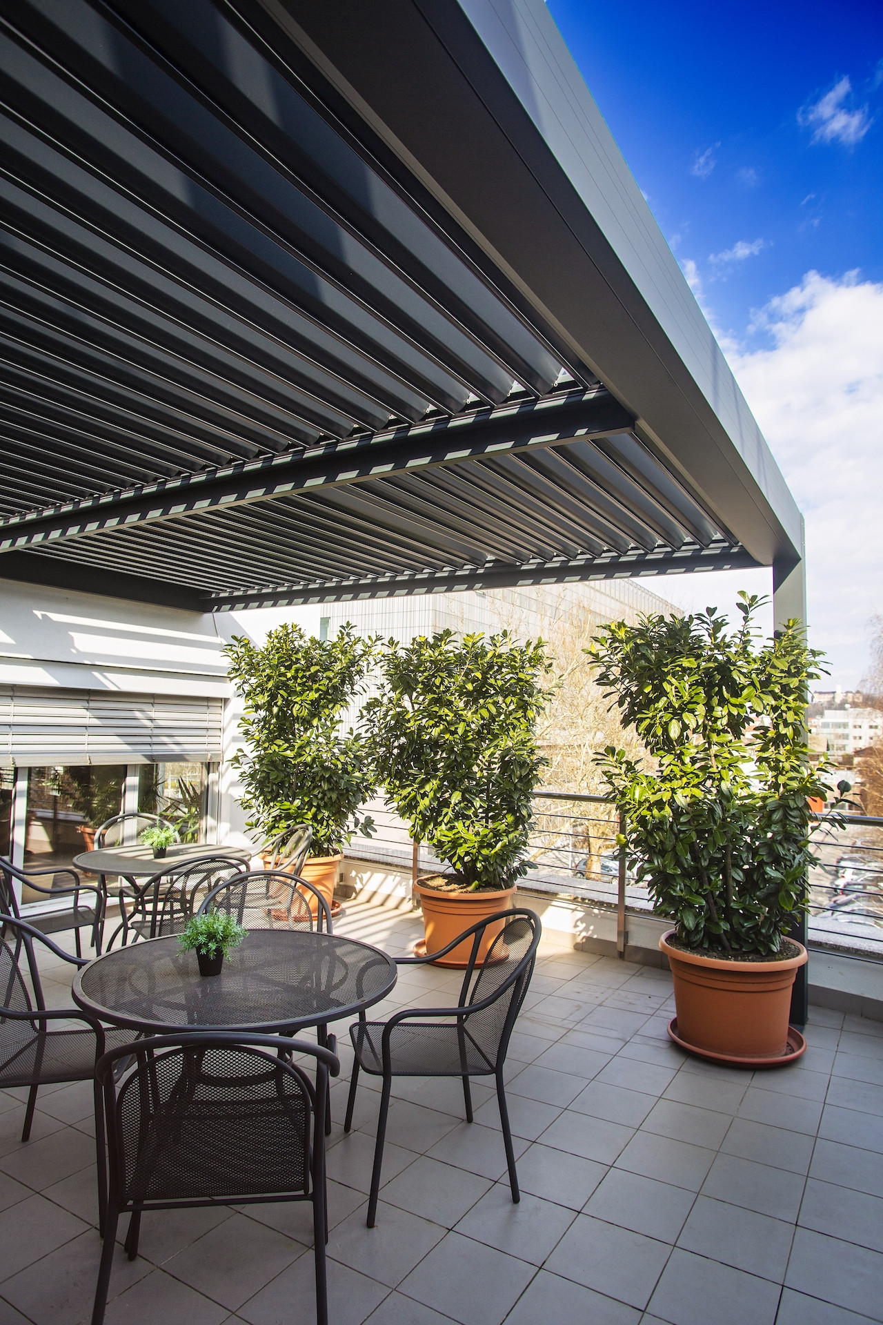 Project lamella pergola Institut Jožef Stefan Ljubljana