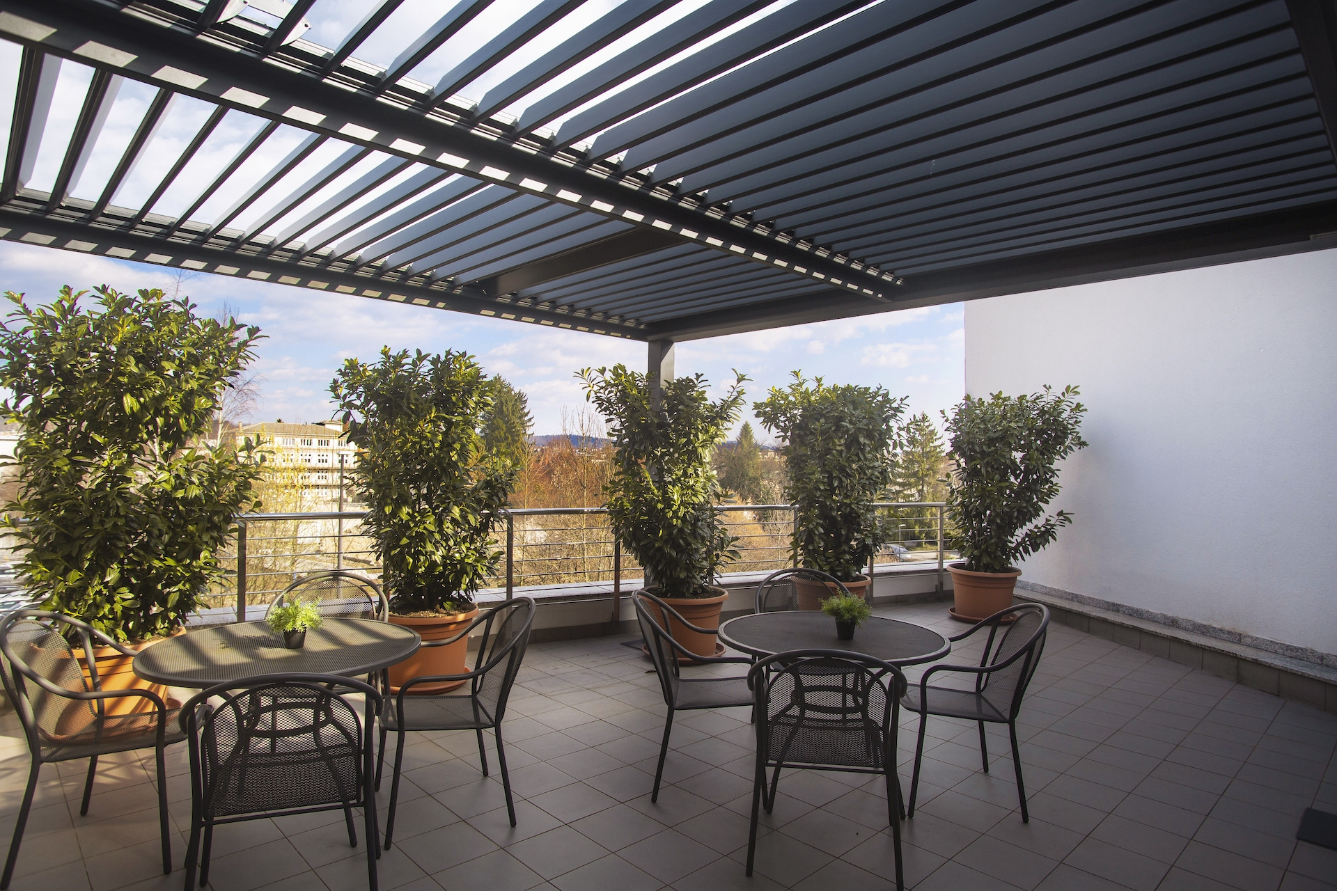 Project lamella pergola Institut Jožef Stefan Ljubljana