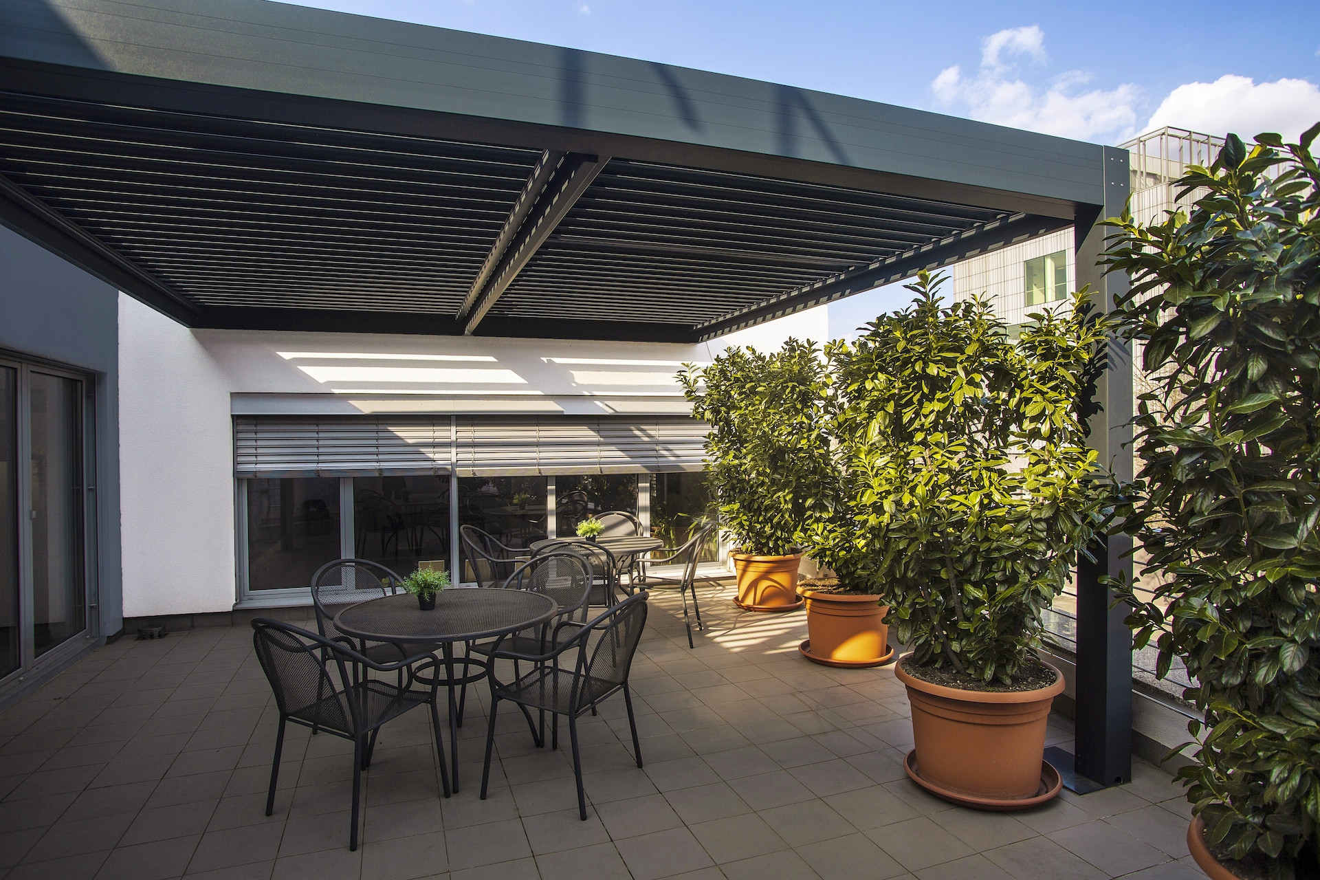 Project lamella pergola Institut Jožef Stefan Ljubljana