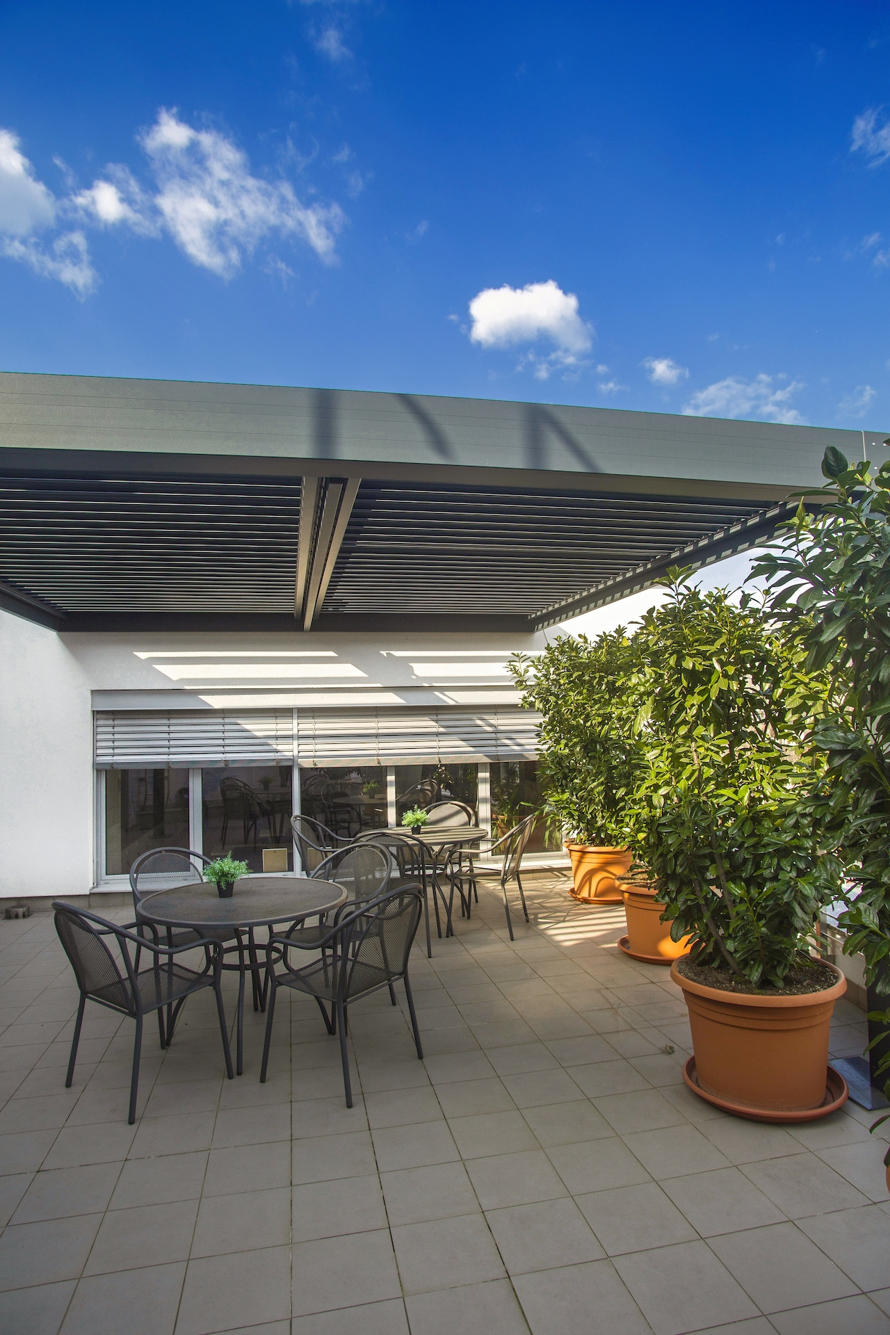 Project lamella pergola Institut Jožef Stefan Ljubljana