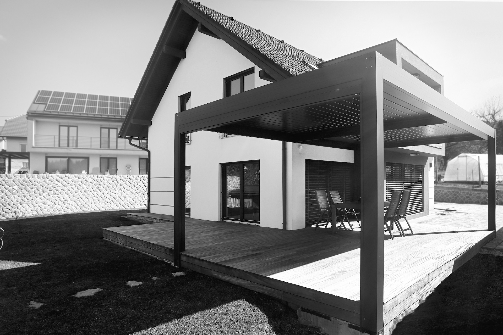 Project lamella pergola KZ Postojna