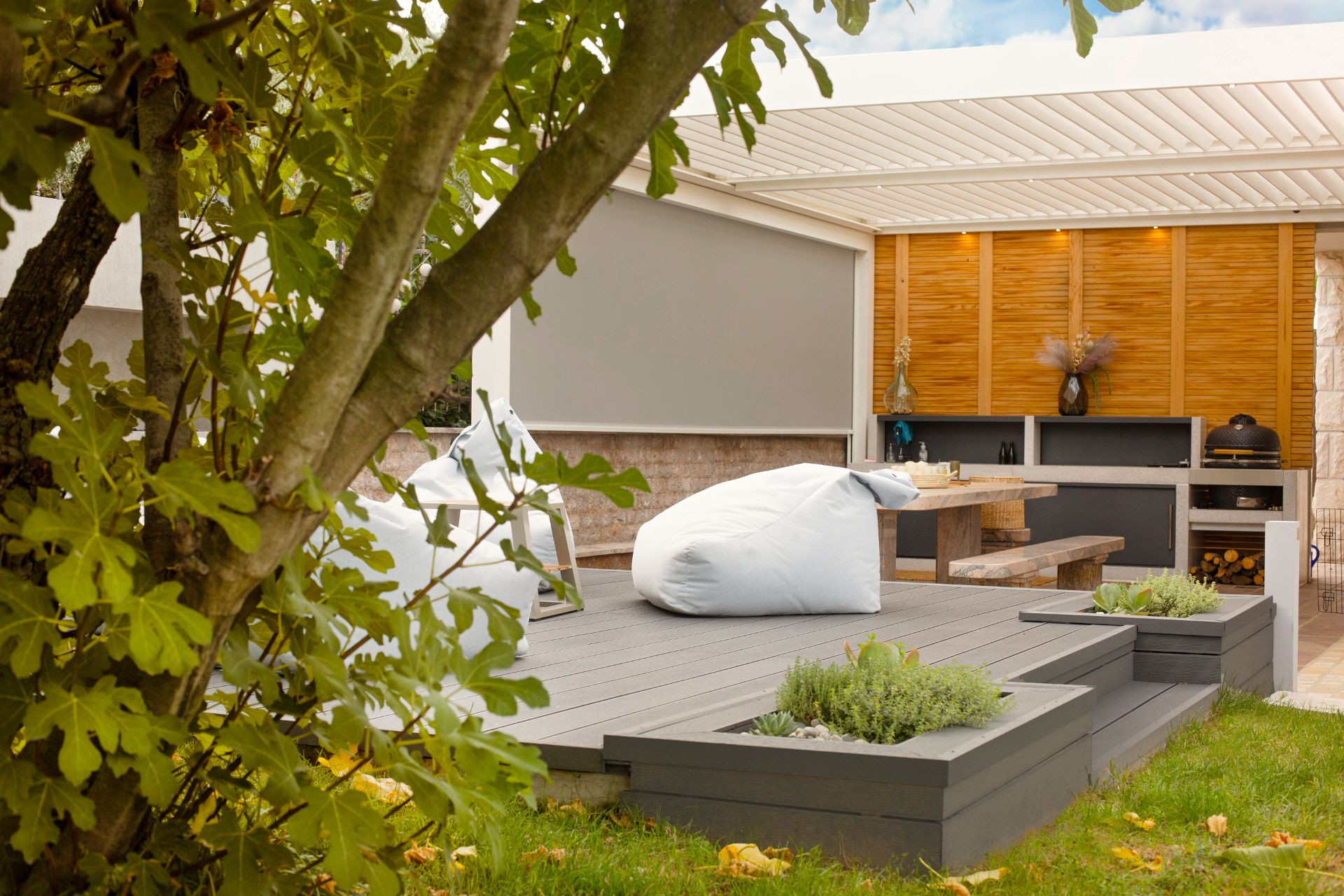 Project RC - Koper - Bioclimatic pergola Misteral - Terrace, brisole, zip roller blinds