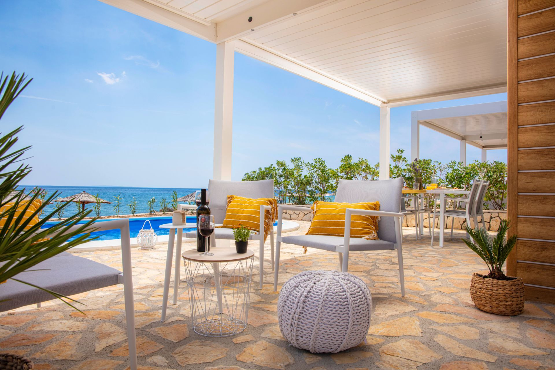 Project Terra Park Pag - Bioclimatic pergola Misteral - Terrace, brisole, zip roller blinds