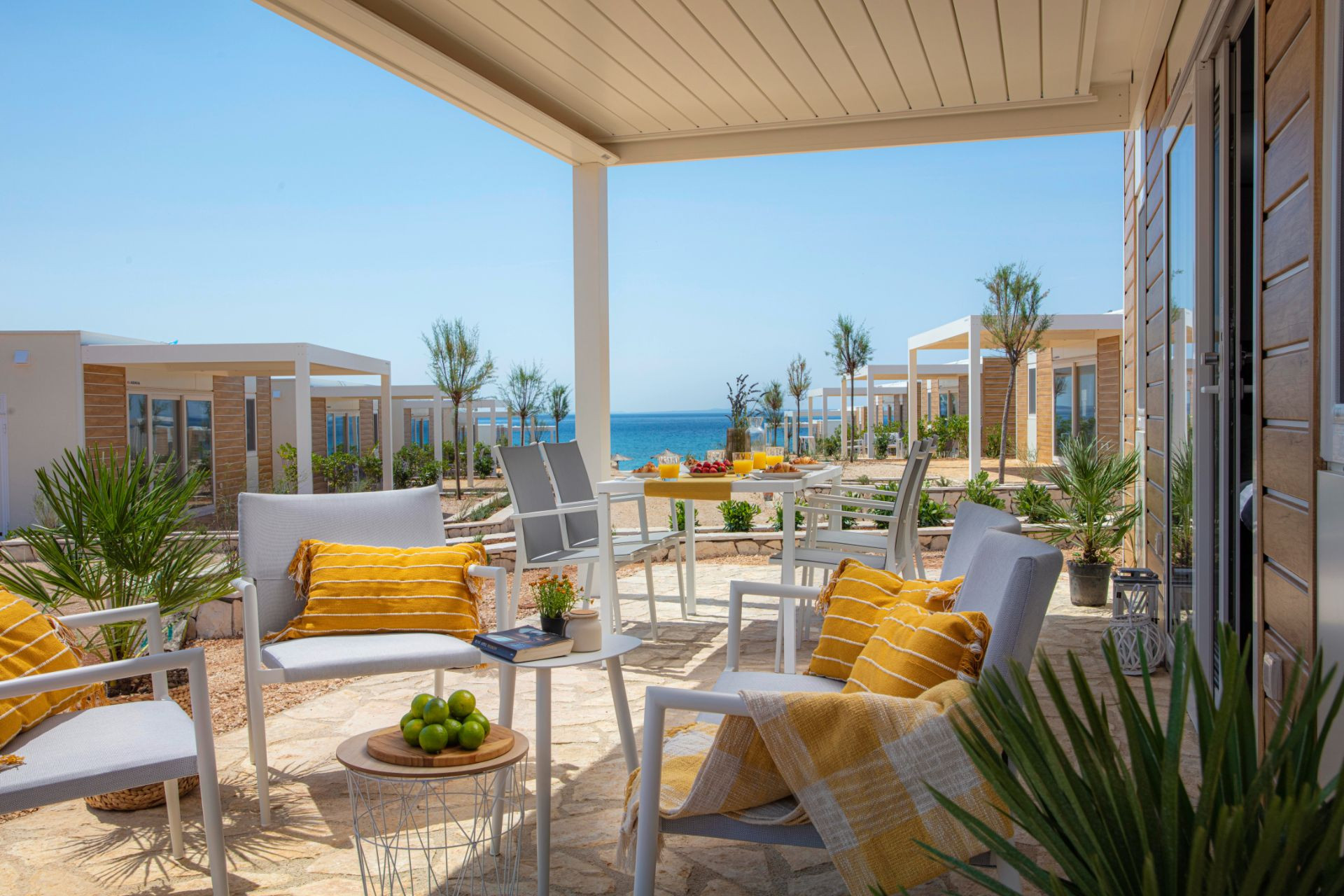 Project Terra Park Pag - Bioclimatic pergola Misteral - Terrace, brisole, zip roller blinds