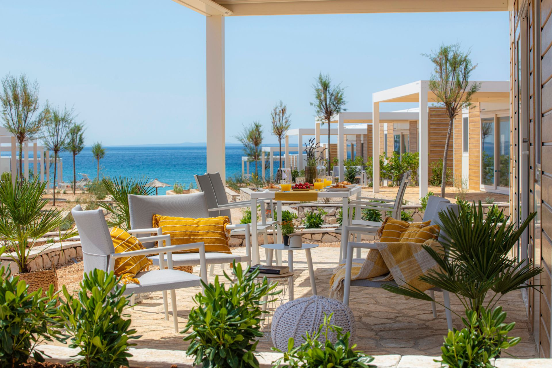 Project Terra Park Pag - Bioclimatic pergola Misteral - Terrace, brisole, zip roller blinds