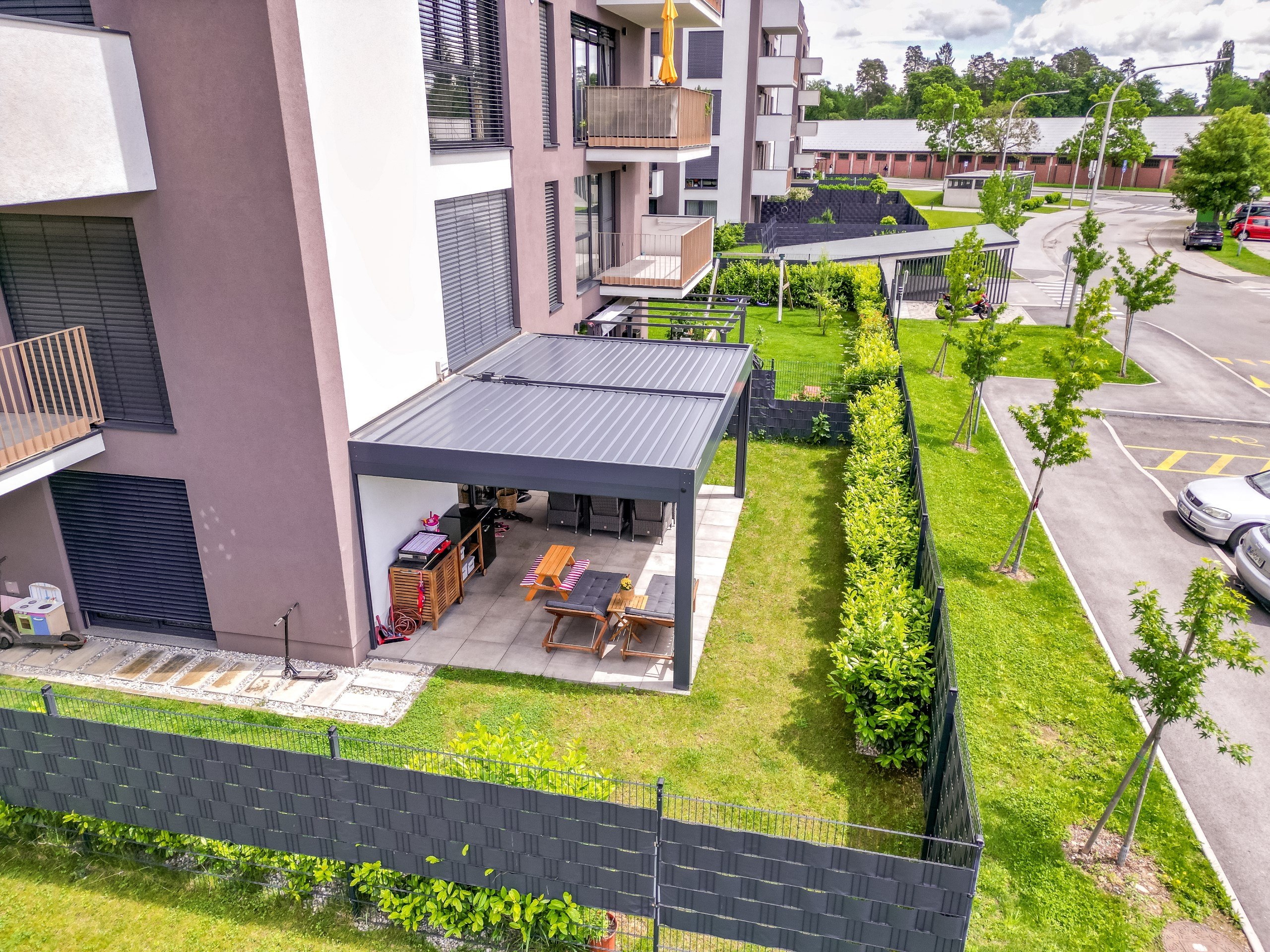 Project lamella pergola ZA Maribor