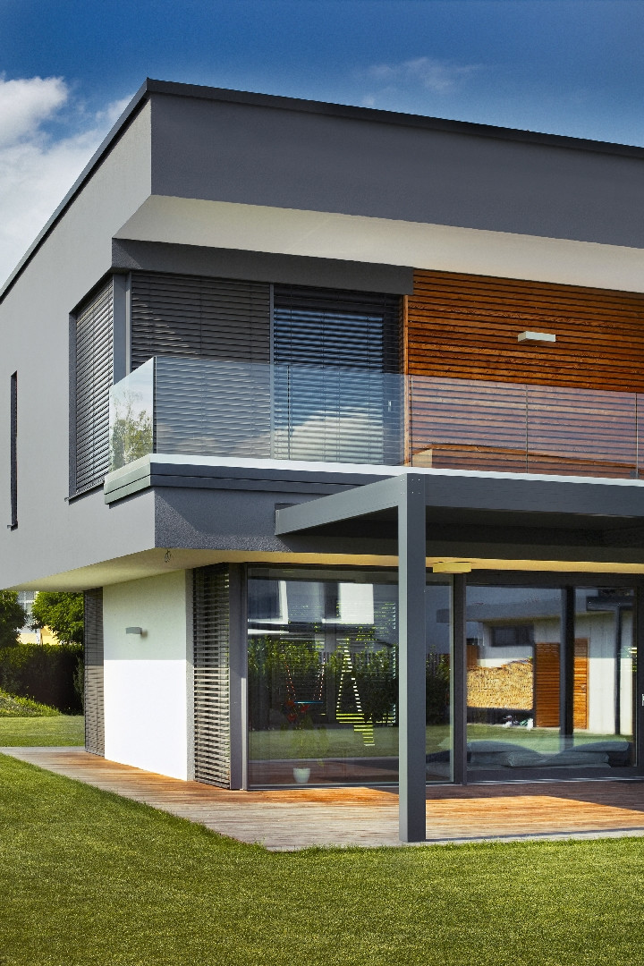 Project PV Vojnik - Bioclimatic pergola Misteral - Terrace, brisole, zip roller blinds