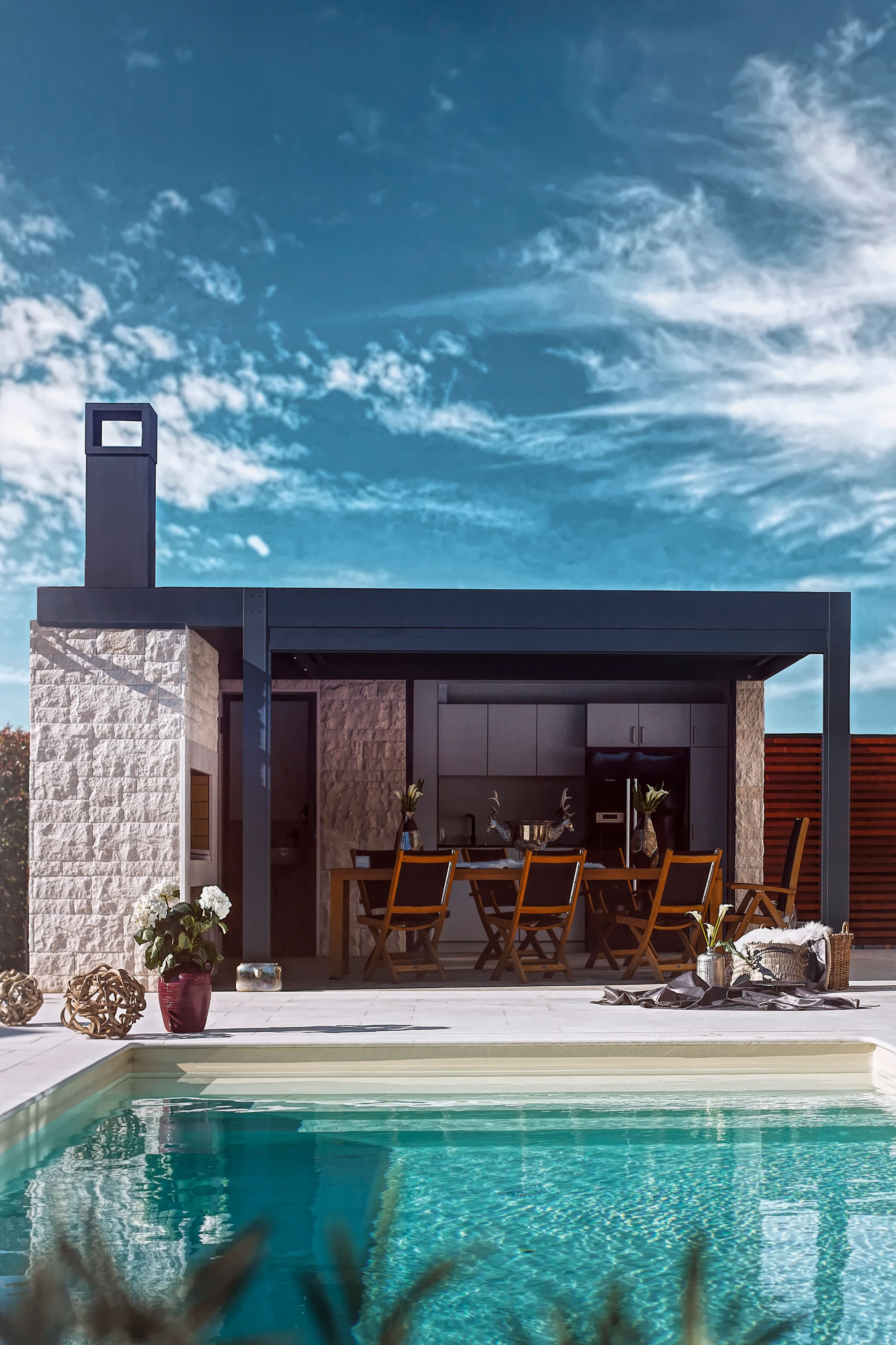 Project SL Portorož - Bioclimatic pergola Misteral - Terrace, brisole, zip roller blinds