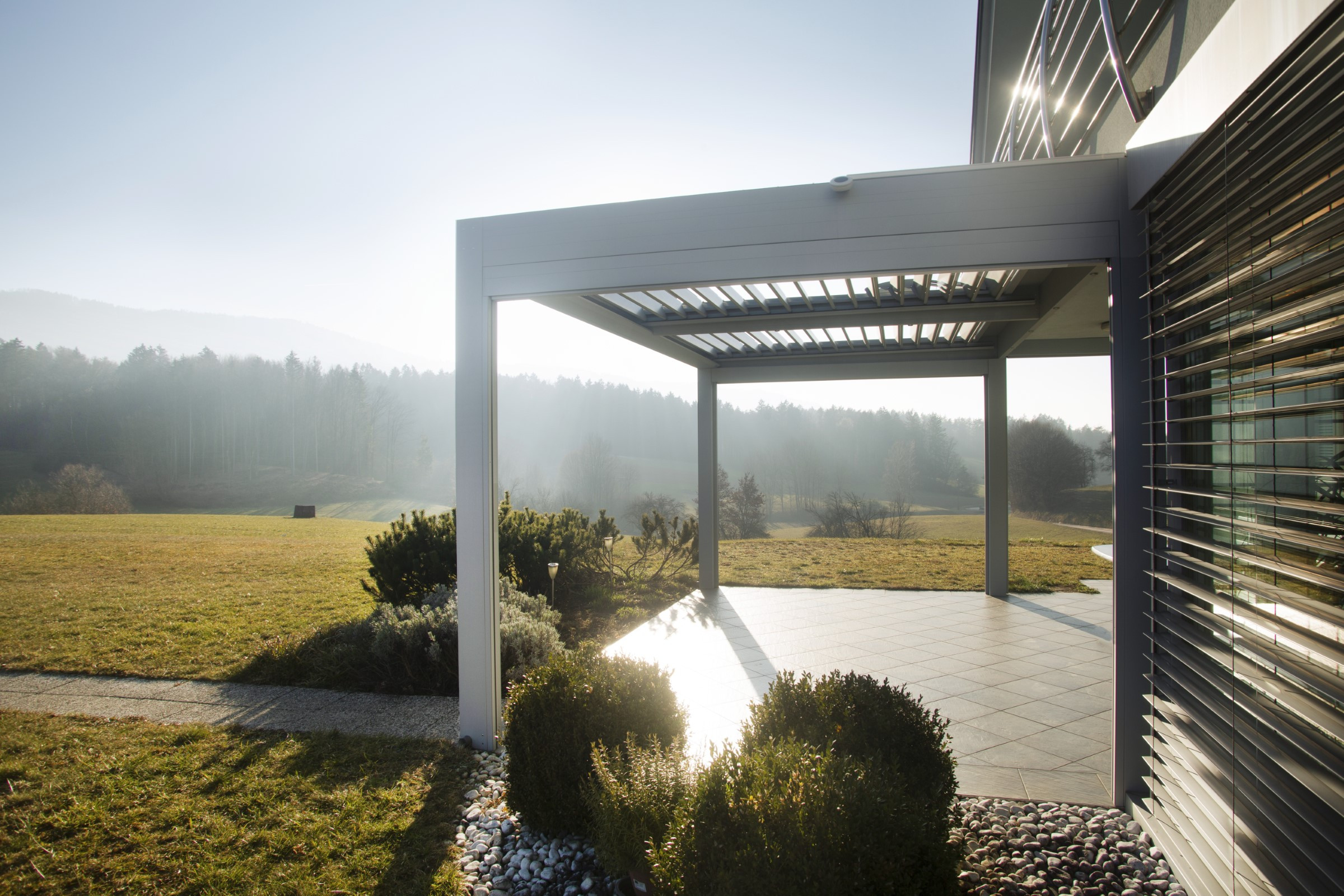 Projekt Lamellen-Pergola BB Moravče