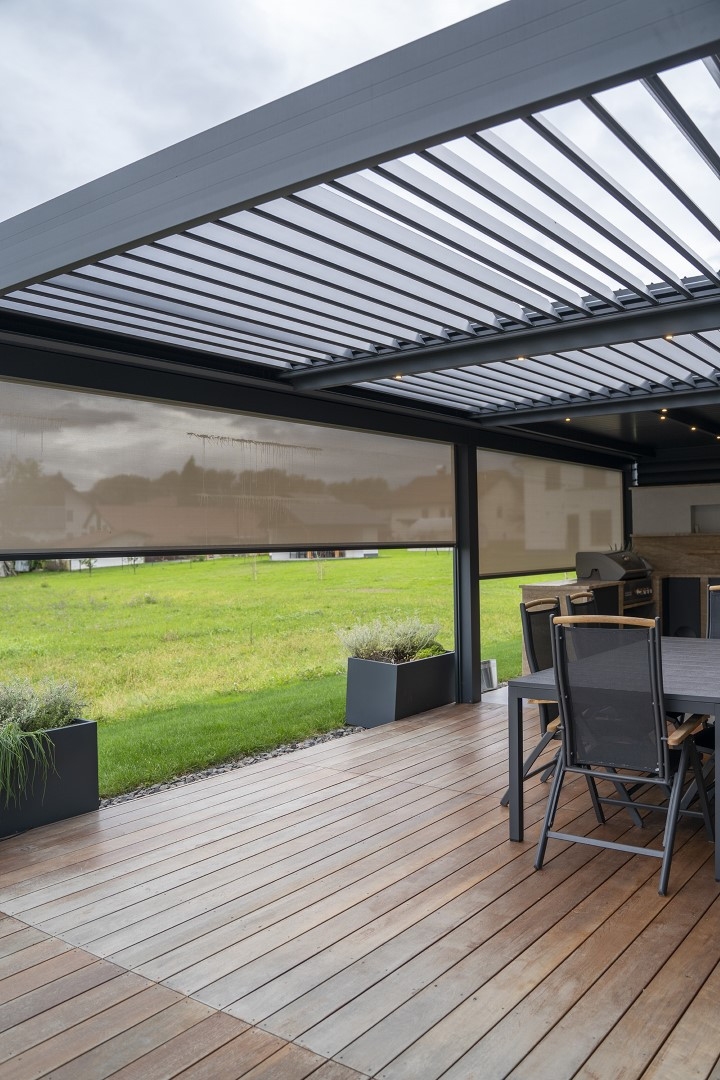 Projekt Lamellen-Pergola IK Artiče