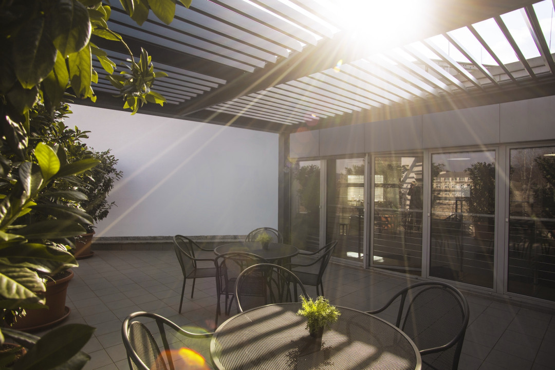 Projekt Lamellen-Pergola Institut Jožef Stefan Ljubljana