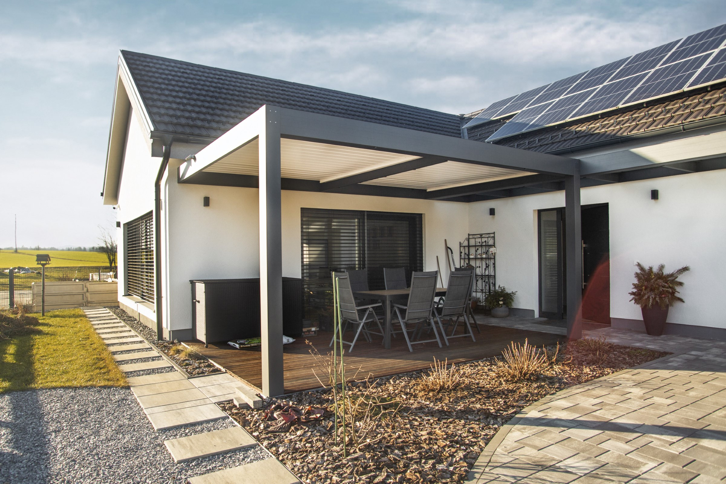 Projekt Lamellen-Pergola Mengeš