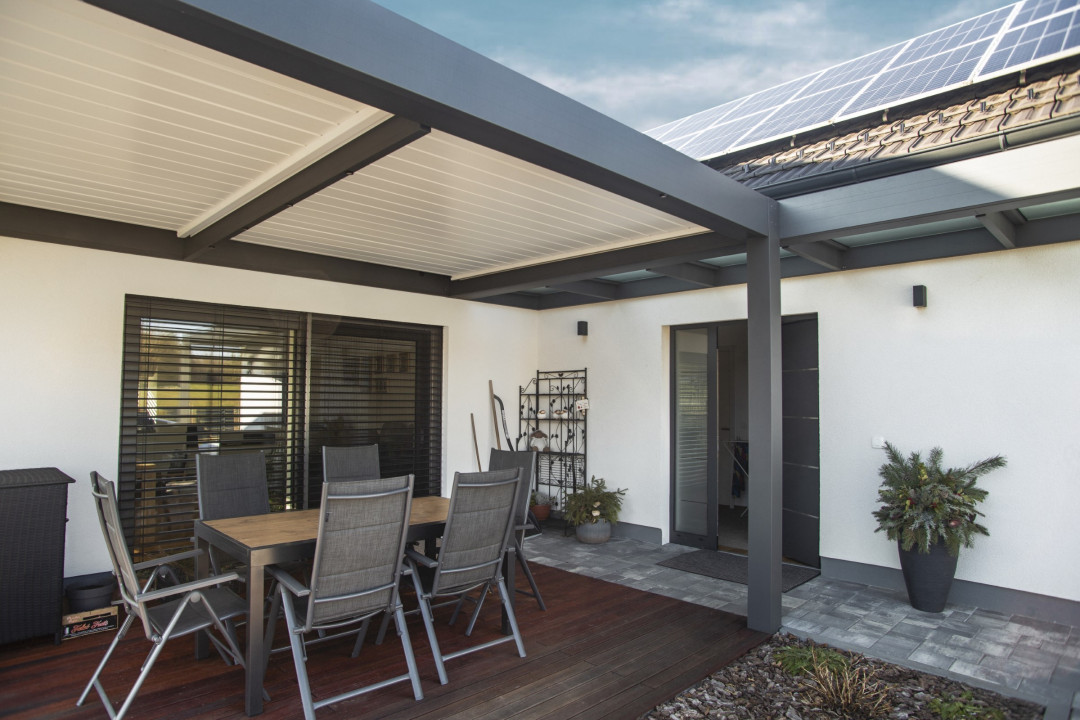 Projekt Lamellen-Pergola Mengeš