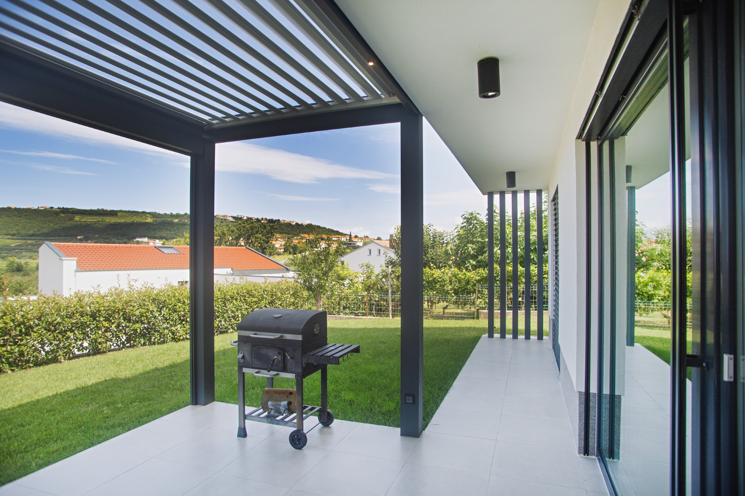 Projekt Lamellen-Pergola MM Vipava