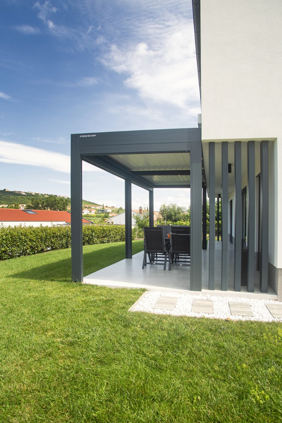 Projekt Lamellen-Pergola MM Vipava