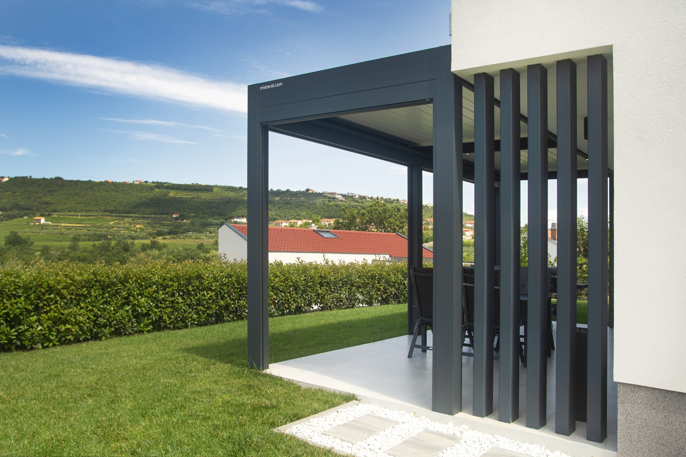 Projekt Lamellen-Pergola MM Vipava