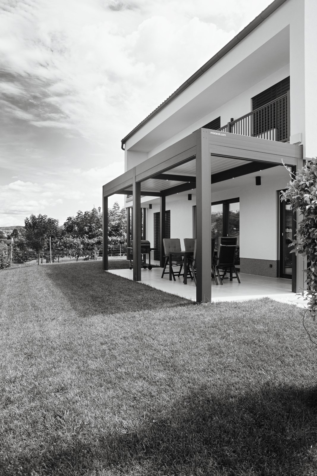 Projekt Lamellen-Pergola MM Vipava