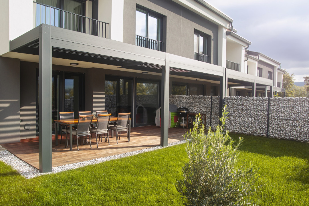Projekt Lamellen-Pergola MM Vipava