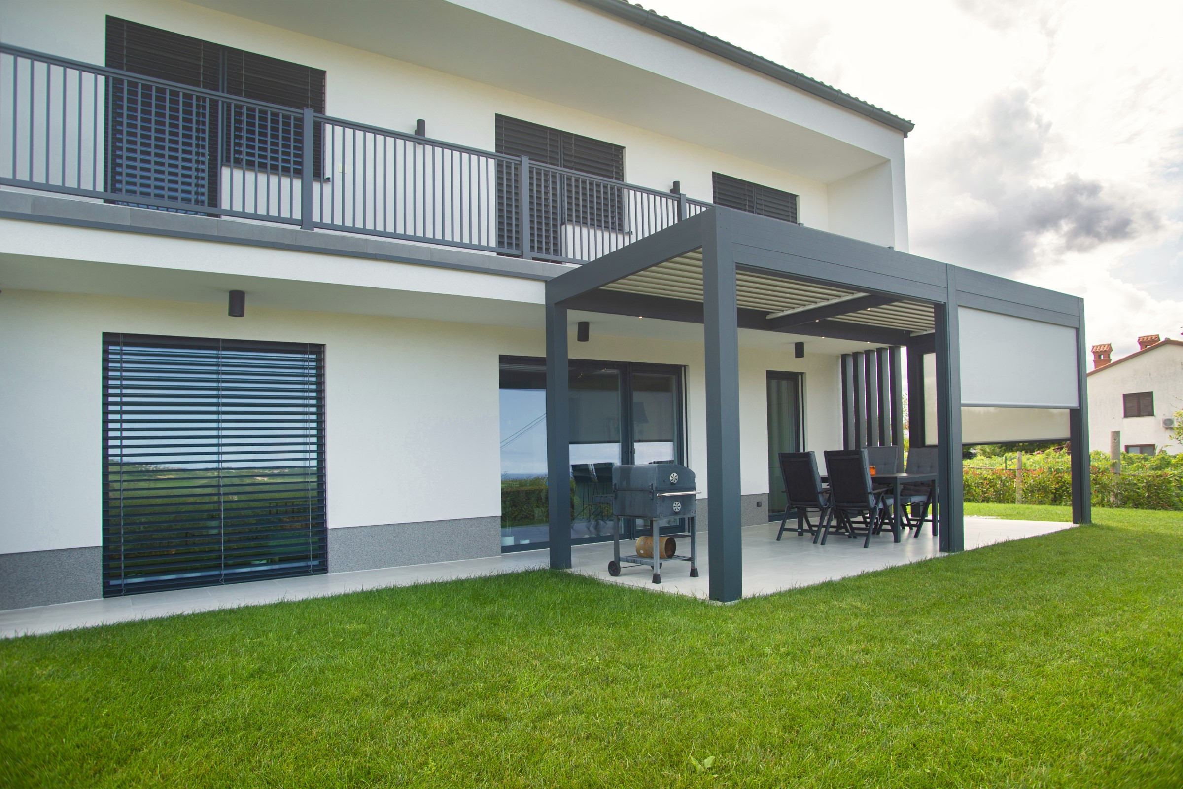 Projekt Lamellen-Pergola MM Vipava