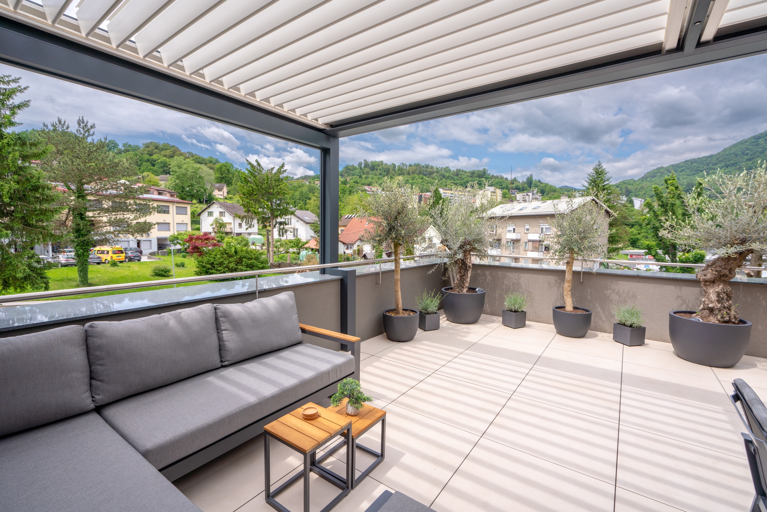 Projekt Lamellen-Pergola ŠB Hrastnik