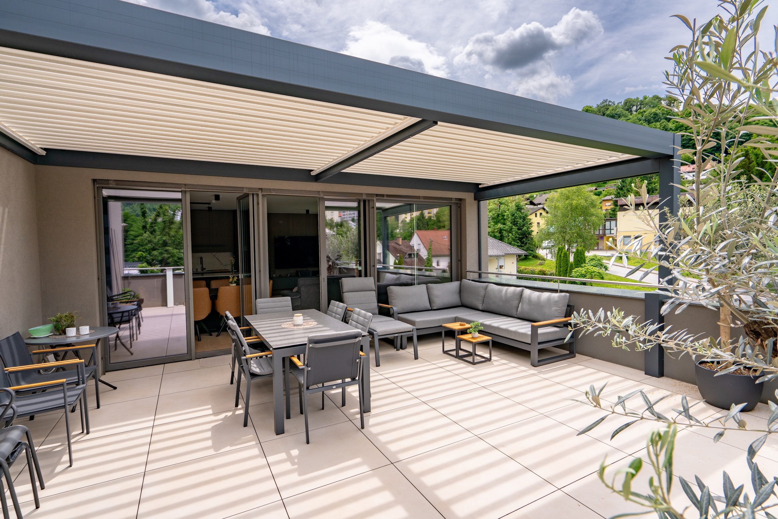 Projekt Lamellen-Pergola ŠB Hrastnik