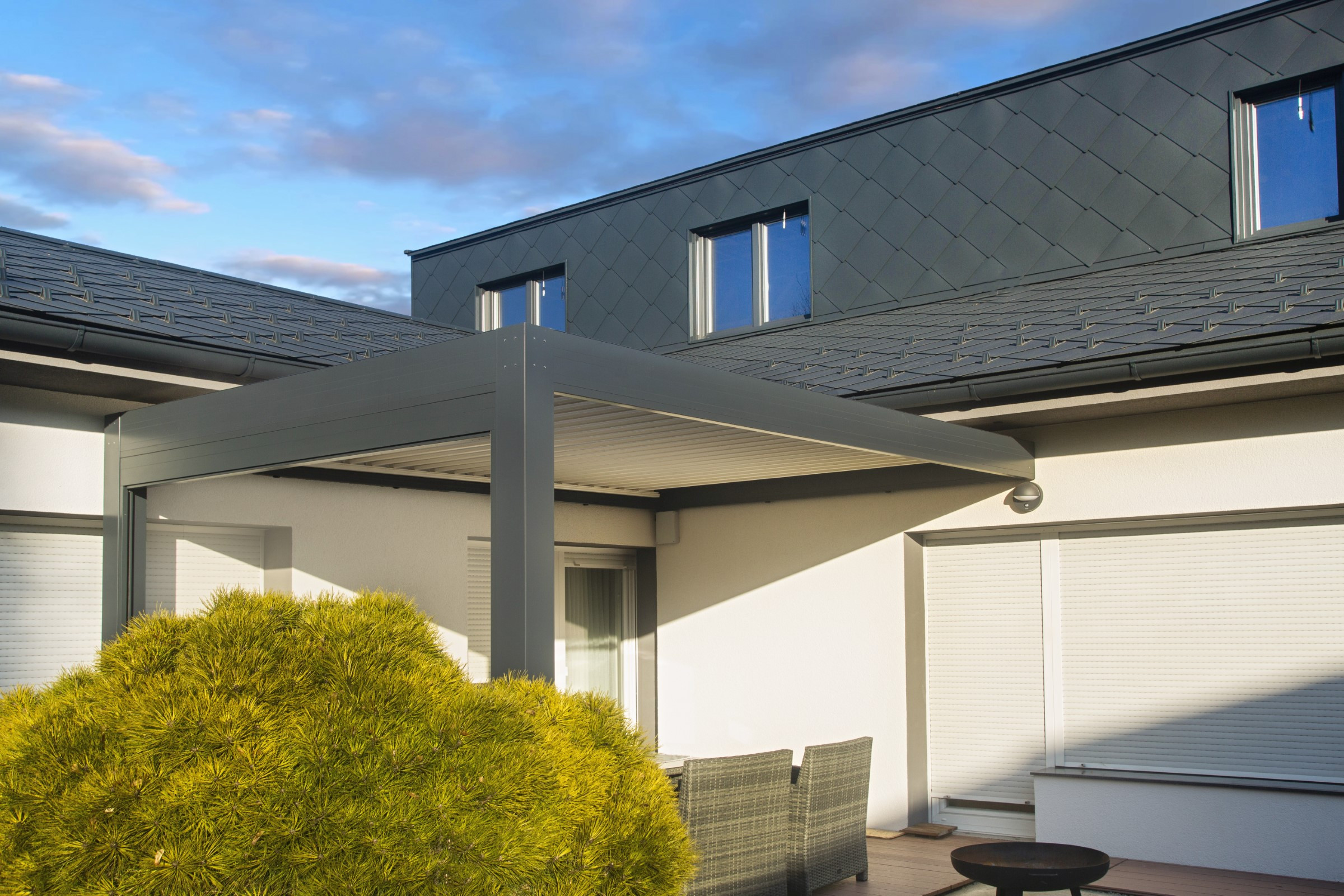 Projekt Lamellen-Pergola ŠS Radomlje