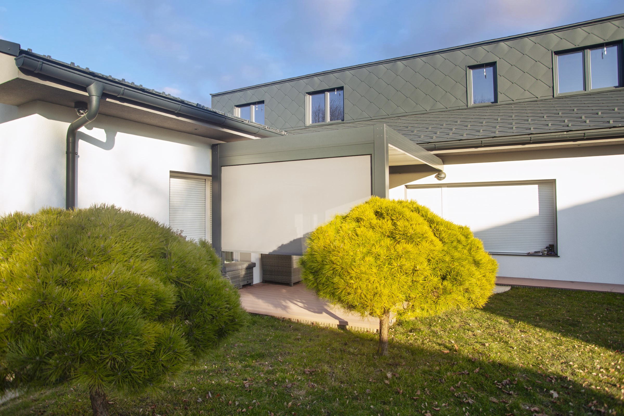 Projekt Lamellen-Pergola ŠS Radomlje