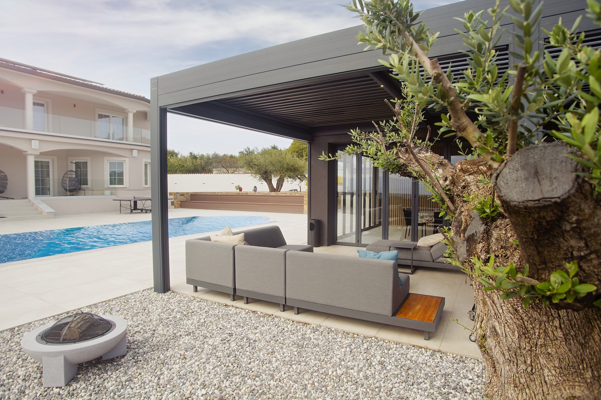 Projekt Lamellen-Pergola SV Ankaran