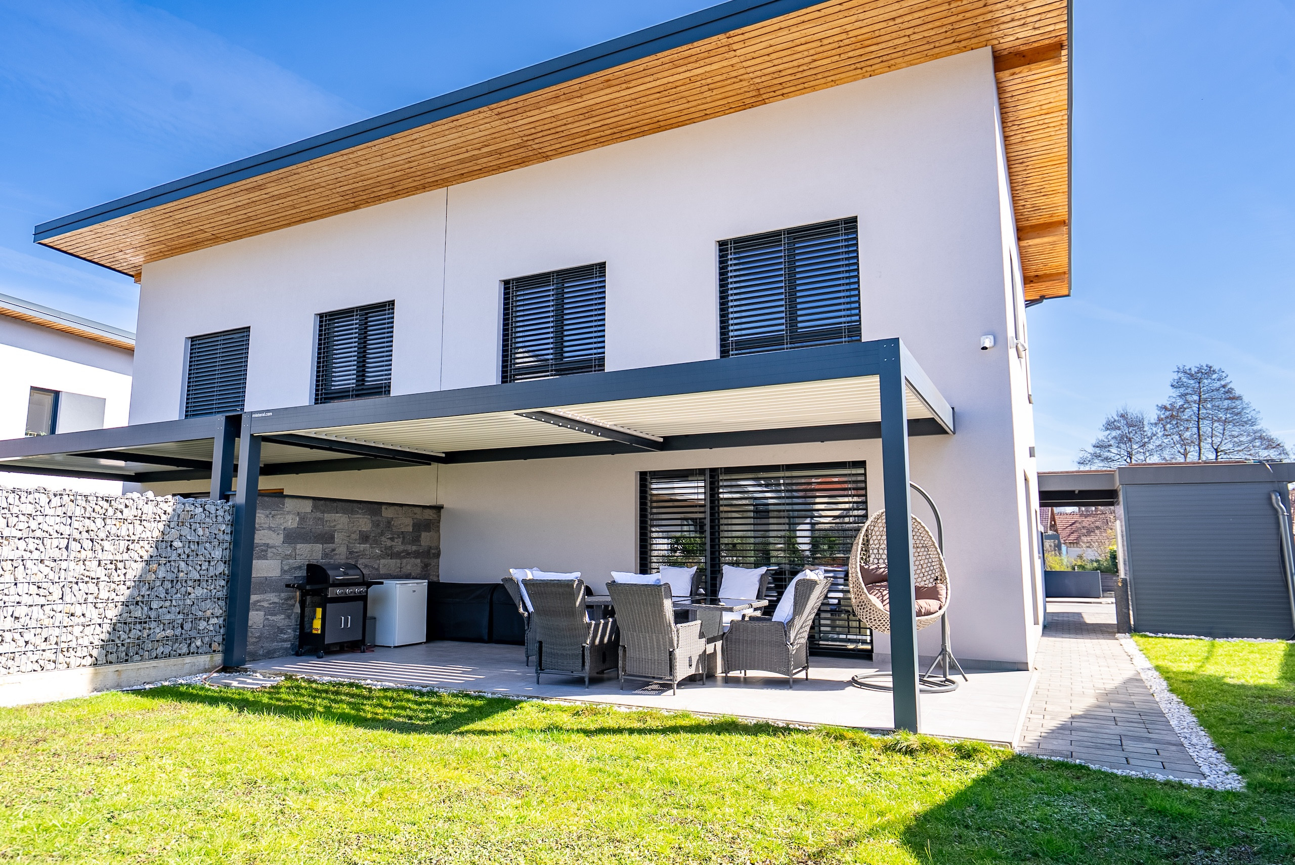 Projekt Lamellen-Pergola ZH Polhov Gradec