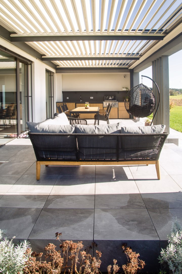 Projekt lamelna pergola DS Celje