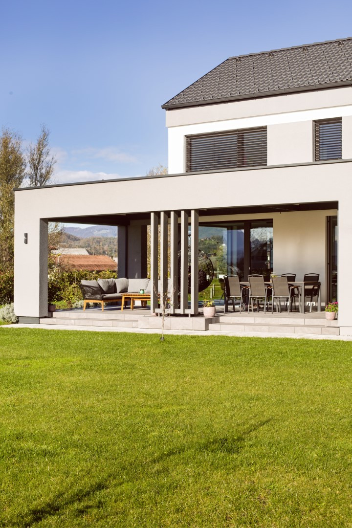 Projekt lamelna pergola DS Celje