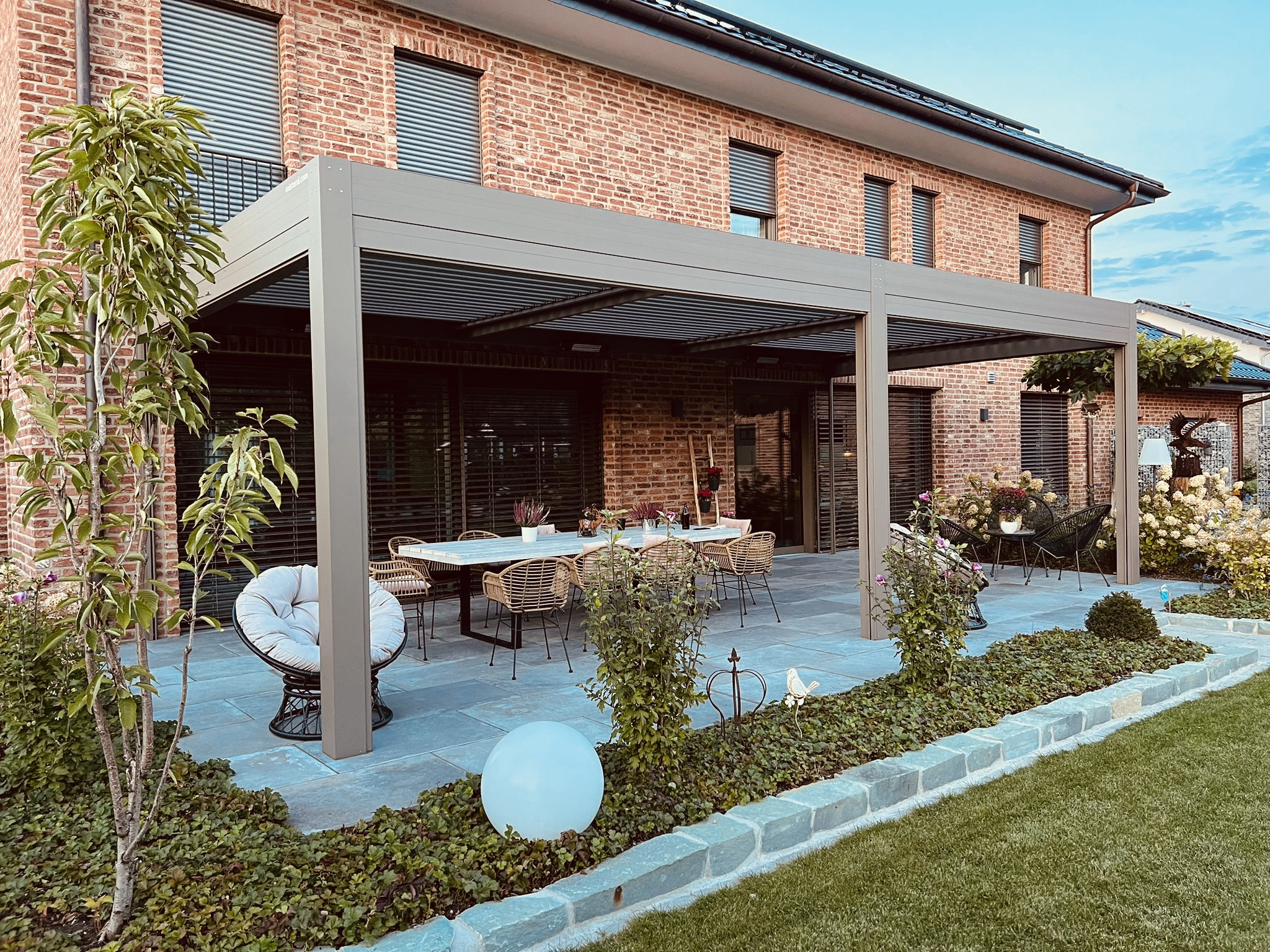 Projekt lamelna pergola JW - Rietberg, Nemčija