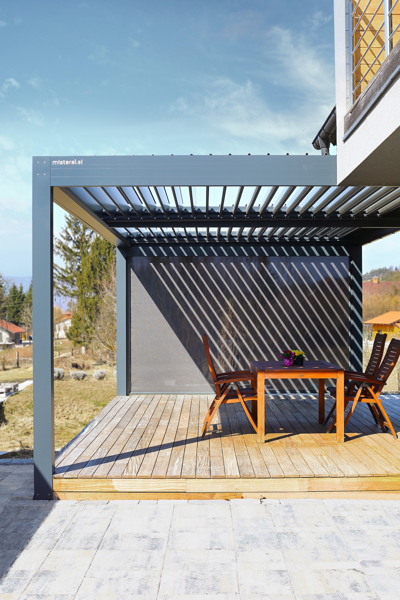 Projekt lamelna pergola KZ Postojna